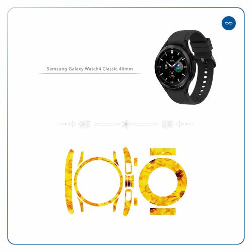 Samsung_Watch4 Classic 46mm_Yellow_Flower_2
